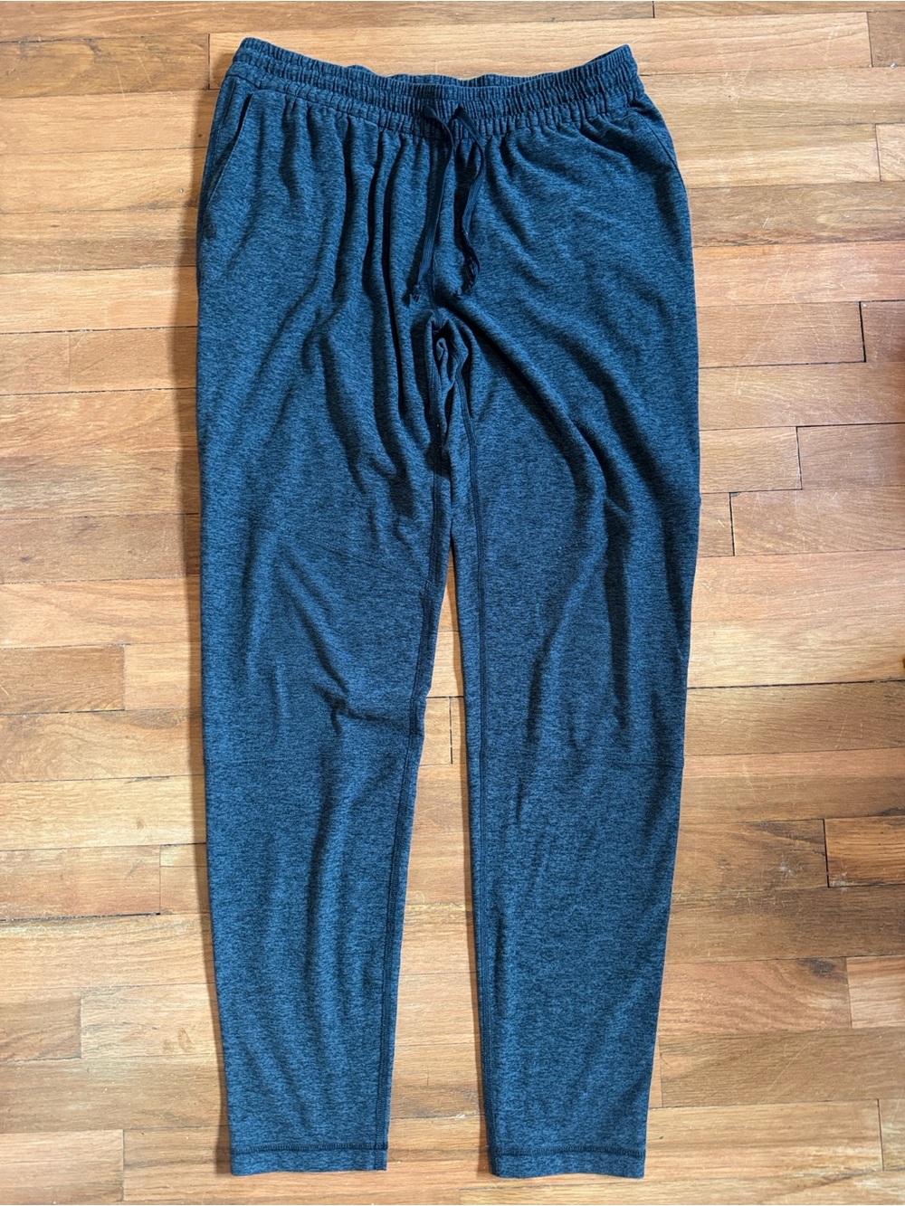 Outdoor Voices CloudKnit Heather Charcoal Gray Drawstring Lounge Pants